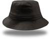 Atlantis AT314 Bucket Cotton Hat - Black - One Size - thumbnail