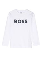 BOSS Kidswear t-shirt à logo imprimé - Blanc