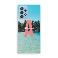 Pacific Dream: Samsung Galaxy A73 Transparant Hoesje