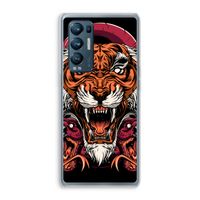 Tiger and Rattlesnakes: Oppo Find X3 Neo Transparant Hoesje