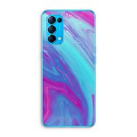 Zweverige regenboog: Oppo Find X3 Lite Transparant Hoesje