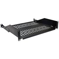 VALUE 19-Legplank, 485 x 400mm, 2HE, max. 25kg, zwart