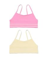 HEMA Kinder naadloze top - 2 stuks multi (multi)