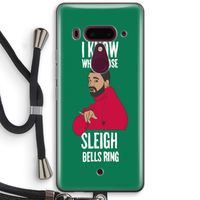 Sleigh Bells Ring: HTC U12+ Transparant Hoesje met koord