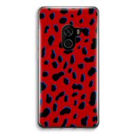 Red Leopard: Xiaomi Mi Mix 2 Transparant Hoesje Red Leopard: Xiaomi Mi Mix 2 Transparant Hoesje