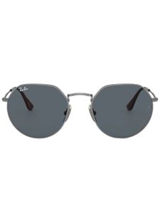 Ray-Ban lunettes de soleil Jack à monture ronde - Gris