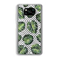 Geometrische jungle: Xiaomi Poco X3 NFC Transparant Hoesje