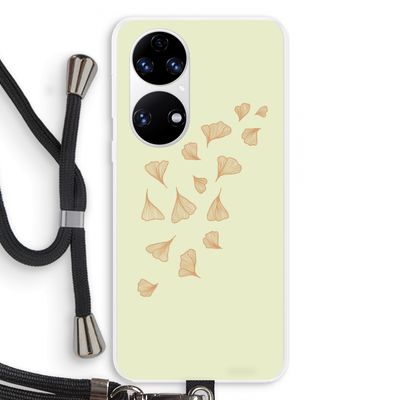 Falling Leaves: Huawei P50 Transparant Hoesje met koord