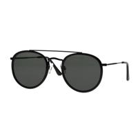 Spectrum zonnebril double bridge groen/zwart glas heren