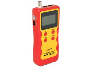 DeLOCK 86108 netwerkkabeltester Geel, Rood