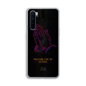 Praying For My Haters: OnePlus Nord Transparant Hoesje