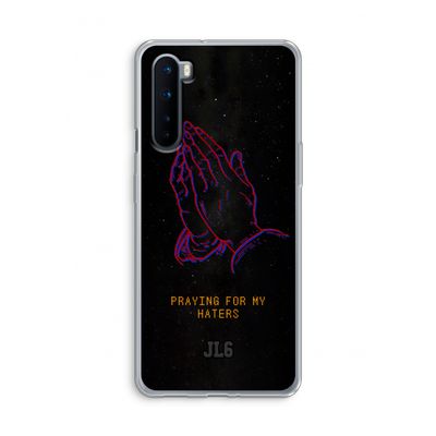 Praying For My Haters: OnePlus Nord Transparant Hoesje
