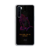 Praying For My Haters: OnePlus Nord Transparant Hoesje