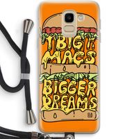 Big Macs Bigger Dreams: Samsung Galaxy J6 (2018) Transparant Hoesje met koord