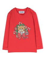 Moschino Kids t-shirt Teddy Bear à imprimé graphique - Rouge