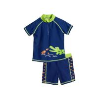 Playshoes tweedelige zwemsuit Krokodil Blauw-134-140