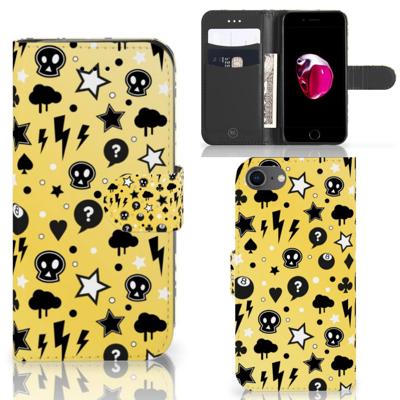 Telefoonhoesje met Naam iPhone 7 | 8 | SE (2020) | SE (2022) Punk Geel Telefoonhoesje met Naam iPhone 7 | 8 | SE (2020) | SE (2022) Punk Geel