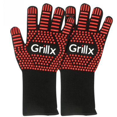 GrillX BBQ Handschoenen - Ovenhandschoenen - Extra Grip - 2 Stuks