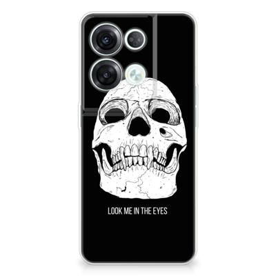Silicone Back Case OPPO Reno8 Pro Skull Eyes Silicone Back Case OPPO Reno8 Pro Skull Eyes