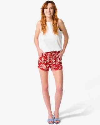 HEMA Dames Korte Broek Fay Bladeren Multi (multi)