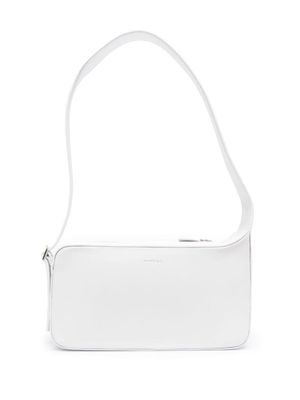 Courrèges sac porté épaule One Racer en cuir - Blanc