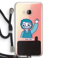 Zwaai: HTC U Play Transparant Hoesje met koord
