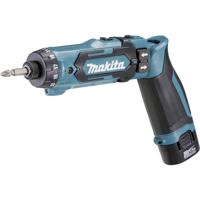 Makita DF012DSE DF012DSE Accu-knikschroefmachine 7.2 V 1.5 Ah Li-ion Incl. 2 accus, Incl. lader, Incl. koffer