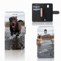 Nokia 2 Telefoonhoesje met Pasjes Honden Labrador