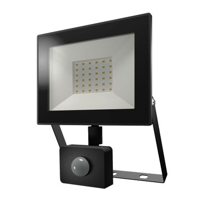 HOFTRONIC™ Lumos LED Breedstraler met bewegingssensor en schemerschakelaar - 30W 2830lm - 4000K - IP65 - vervangt 160W - 2 jaar garantie