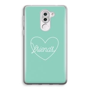 Friends heart pastel: Honor 6X Transparant Hoesje