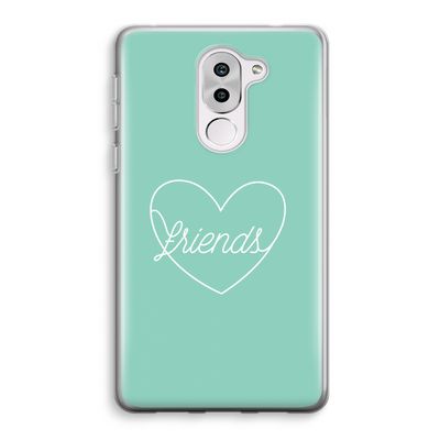Friends heart pastel: Honor 6X Transparant Hoesje