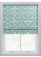 Orla Kiely - Vouwgordijnen - Jumbo Linear Stem Aqua
