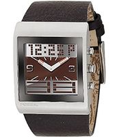 Horlogeband Fossil JR9453 Leder Bruin 37mm