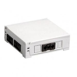 Platte doos 2534 4X3P 1x3P GST18 zwart Attema