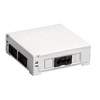 Platte doos 2534 4X3P 1x3P GST18 zwart Attema