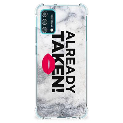 Samsung Galaxy M02s | A02s Telefoonhoesje met tekst Already Taken White