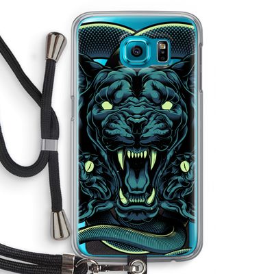 Cougar and Vipers: Samsung Galaxy S6 Transparant Hoesje met koord