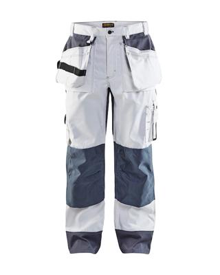 Blåkläder Werkbroek 15031860 | Wit/Grijs | Maat 44 - 7330509340363