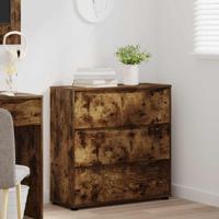 Opbergkast Gerookt eiken 80 x 31 x 81 cm Bewerkt hout