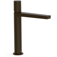 Wastafelkraan Tres Project | Opbouw | Mengkraan | Hoog model | 1-knop | Rond | Zwart brons