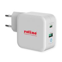 ROLINE 19.11.1041 oplader voor mobiele apparatuur Universeel Wit AC Snel opladen Binnen - thumbnail