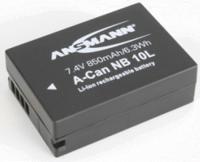 Ansmann A-Can NB 10L Camera-accu Vervangt originele accu NB-10L 7.4 V 850 mAh
