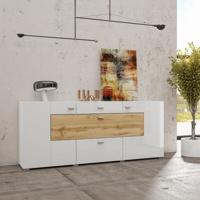 Home365 Dressoir Koblenz - Wotan Eiken / Wit