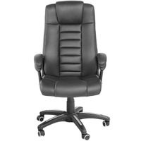 tectake® - Luxe design Bureaustoel kantoorstoel directiestoel - Zwart - 400585 - thumbnail