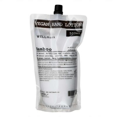 Wellmark Navulverpakking Hand Creme Bamboe 500ml 8719325913767