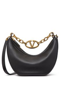 Valentino Garavani petit sac porté épaule VLogo Moon en cuir - Noir