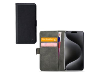 Mobilize Mobilize Classic Gelly Wallet Book Case Apple iPhone 15 Pro Black