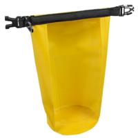 Waterdichte draagtas - geel - 2 liter - 19 x 28 cm - zwembad/strand/boot