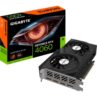 GIGABYTE GeForce RTX 4060 WINDFORCE OC 8G grafische kaart