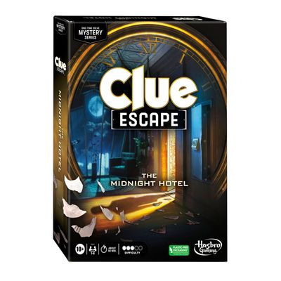 Hasbro cluedo escape het midnight hotel bordspel